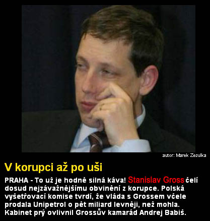 Stanislav Gross<br />
Archivní snímek obrazovky starého časopisu (snad Blesk?)